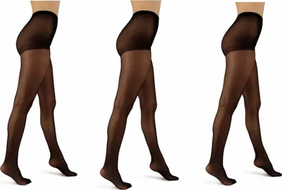 Produktbild von Elegante Strumpfhosen 20 DEN - 3er Pack in Schwarz L