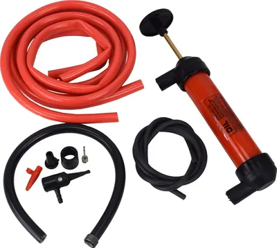 Produktbild von Flüssigkeitspumpe 2in1 Luftpumpe Pumpe Öl abpumpen Benzin absaugen Umfüllpumpe
