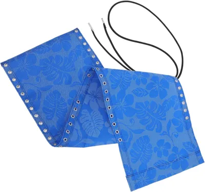 Produktbild von Ersatzbezug aus Stoff für einen klappbaren, verstellbaren Strandstuhl mit Jacquard-Details, leicht zu transportieren für Camping und Strand