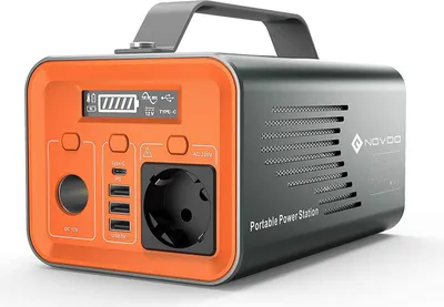 Produktbild von 230 V 50 Hz, 230 Wh/62400 mAh Akku Generator Power Station, Novoo Power Bank mit AC Steckdose, Portable Power Station AC/DC Port PD Type-C, CPAP Power Station für Reise Camping Notfall