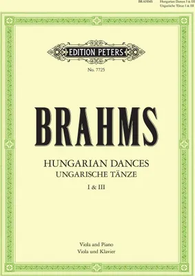 Produktbild von Brahms, J: 2 Hungarian Dances (Arranged for Viola and Piano)