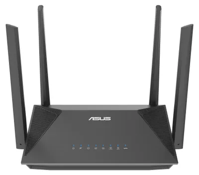 Produktbild von ASUS RT-AX52 AX1800 AiMesh, Wi-Fi 6 (802.11ax), Dual-Band (2,4 GHz/5 GHz), Ethernet/LAN, Schwarz, Tabletop-Router