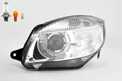 Productafbeelding van Johns, halogeenkoplampen, compatibel met Škoda Roomster Praktik (2006-2010), linker lamp.