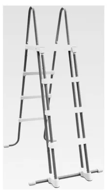 Produktbild von Leiter mit abnehmbaren Stufen für Pools, 121 cm, Grau