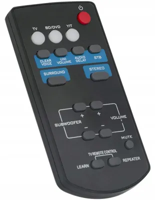 Produktbild von TechTell FSR60 Ersatzfernbedienung für Yamaha Soundbar Schwarz