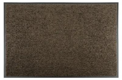 Produktbild von Schmutzfangmatte ZANZI 60x90cm Braun robuste Türmatte aus Recyclingmaterial, Größen