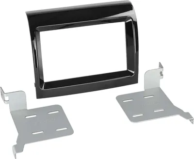 Image de Façade d'autoradio 2-DIN compatible avec Citroën/Fiat/Opel/Peugeot avec OEM HU