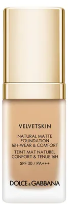 Zdjęcie produktu dla Dolce & Gabbana, Velvetskin, Matte, Liquid Foundation, 215, SPF 30, 30 ml