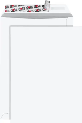 Produktbild von dots Versandtaschen DIN B4 ohne Fenster weiß 100 St.