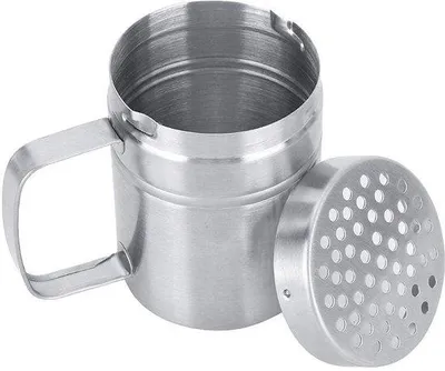 Produktbild von Salzstreuer - Pfefferstreuer - Edelstahl Gewürztopf - Silber - Leicht zu reinigend - Ideal für Kochen - Kompakter Format