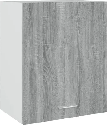 Image de vidaXL Armoire suspendue Lyon Gris Sonoma 50x31x60 cm Matériau dérivé du bois
