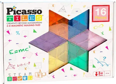 Immagine prodotto di PicassoTiles PT16, Set di costruzioni, 3 anni/anni, Plastica, 16 pezzi, 910 g
