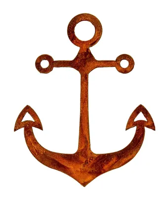 Produktbild von Edelrost Anker 20 cm hoch - Rost Gartendeko maritime Metall Dekoration Garten