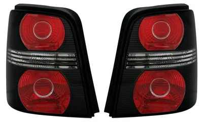 Für VW Touran 1T 2003-2010 Rückleuchten Heckleuchten Cross Schwarz Links Rechts in der Farbe Schwarz von AD TUNING GmbH & Co. KG