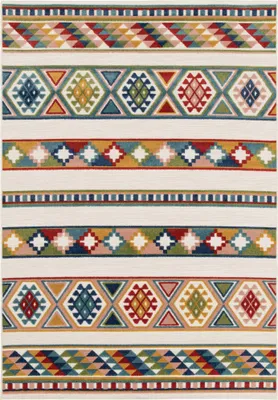 Produktbild von Steffensmeier In- und Outdoorteppich Trosa | Streifen | Bunt, 200x290 cm