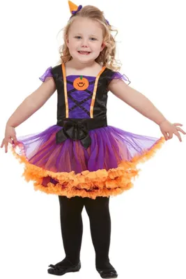 Produktbild von Kürbis-Tutu-Kostüm für Mädchen 1-2 Jahre (84/89 cm)