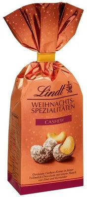 Produktbild von Lindt Weihnachts-Spezialitäten Cashew 100g