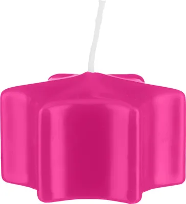 Produktbild von Sternkerzen Schwimmkerzen Fuchsia Pink 35 x Ø 60 mm, 16 Stück