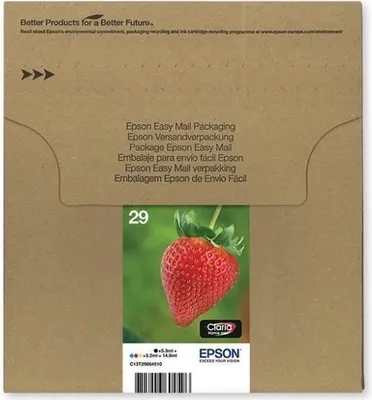 Image de Cartouche d'encre EPSON Multipack EasyMail T2986, Fraise, Noir, Cyan, Jaune, Magenta, Claria Home