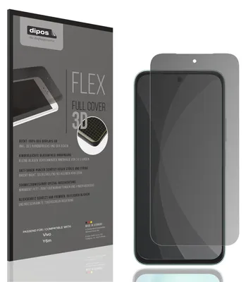 Produktbild von Full Cover Privacy Blickschutzfolie für Vivo Y6m Folie Anti-Shock