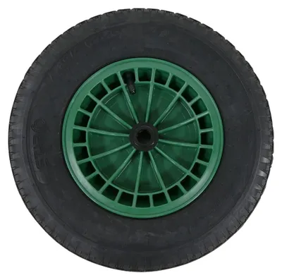 Productafbeelding van Fort Fort kruiwagenwiel groen 4PLY zonder as Ø 20 mm