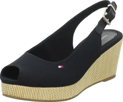 Produktbild von TOMMY HILFIGER SCHWARZE DAMEN-SANDALENSCHUHE : Farbe - Schwarz, Größe - 39 Größe: 39 Farbe: Schwarz