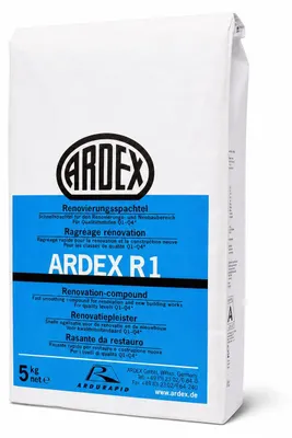 Immagine prodotto di ARDEX R 1 Renovierungsspachtel 5kg Beutel
