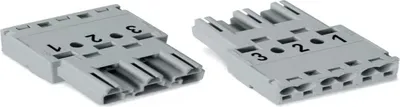Produktbild von WAGO Stecker;3-polig;Kod. B;grau 770-253