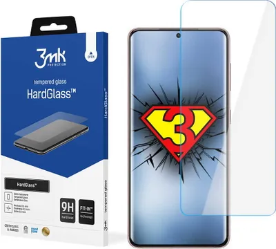 Produktbild von 3mk Display Gehärtetes Glas HardGlass für Samsung Galaxy S21 FE 5G 0,3mm 9H