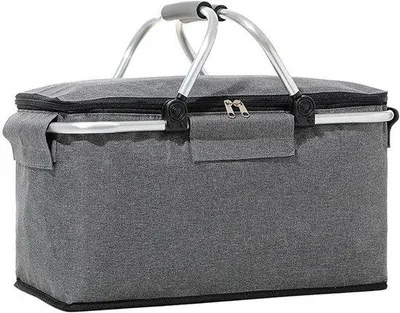 Produktbild von Kühlbox - Reißverschluss - Grau - Leichtgewichtig