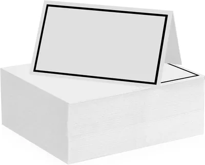 Imagen del producto de Tarjetas de lugar - Tarjetas de mesa en blanco
