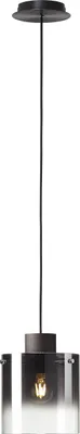Zdjęcie produktu dla BRILLIANT Lampa Beth Lampa wisząca 20cm kawa/dymione szkło | 1x A60, E27, 60W, g.f. Standardowe żarówki n. ent. | Regulowana wysokość / kabel można skrócić | Nadaje się do lamp LED