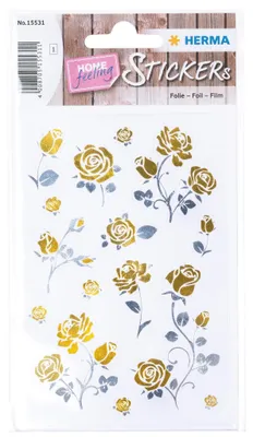 Produktbild von HERMA Noble Roses, 15 Stück(e), Mehrfarbig