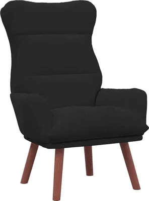 Zdjęcie produktu dla vidaXL Fotel czarny 69 x 74 x 93 cm aksamitny