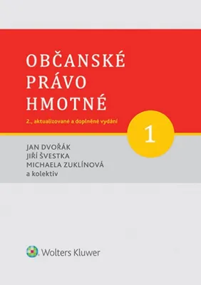 Zdjęcie produktu dla Občanské právo hmotné. Díl první, Obecná část | Jiří Švestka
