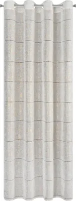 Obrázek produktu pro EUROFIRANY | Záclona - Záclona - se zlatým potiskem - 140 x 250 cm - bílá