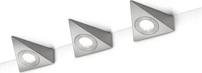 Produktbild von Trio 273370307 LED-Unterbauleuchte LB18 3x3W nickelmatt