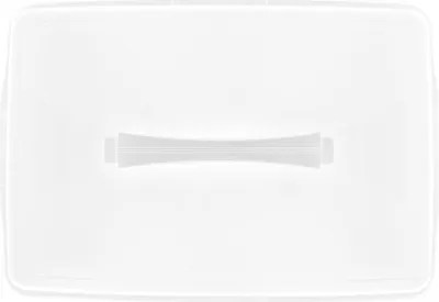 Produktbild von Rechteckiger Torten- und Kuchenbehälter mit Tragegriff – 48 x 34 x 10 cm