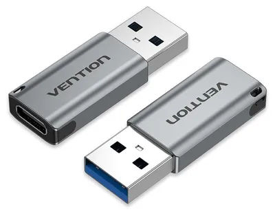 Produktbild von Vention CDPH0, USB A, USB C, Grau