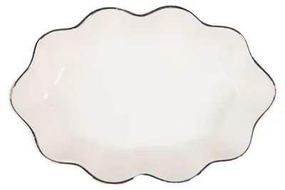 Zdjęcie produktu dla Mydelniczka Clayre & Eef 15x10x3 cm biała ceramika