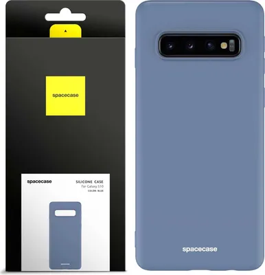 Produktbild von Spacecase Silikonhülle Galaxy S10 blau