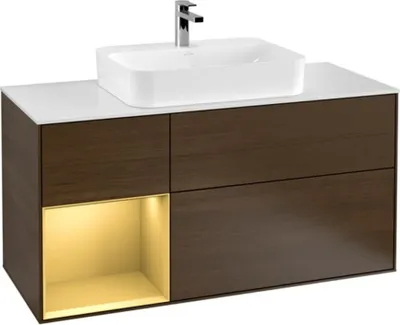 Produktbild von Villeroy & Boch V&B Waschtischunterschrank FINION 1200x603x501 Abdpl wh Reg go ma/Wln Ve