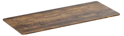 Image de Plateau de bureau bords arrondis 180x75cm, brun rustique