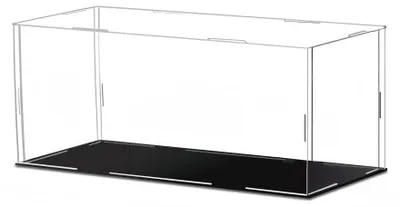 Obrázek produktu pro Omgoods - Akrylová vitrína, rozměry 25 x 10 x 10 cm. Vhodná pro vystavení sběratelských předmětů a akčních figurek