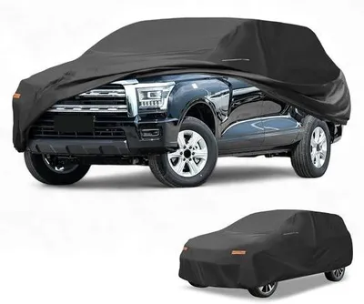 Produktbild von Universale wasserdichte SUV-Autoabdeckung für alle Wetterbedingungen - Schwarz