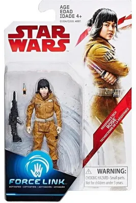 Image de Figurine star wars force link 2.0 : rose technicienne de la resistance 9.5 cm - hasbro - c1534