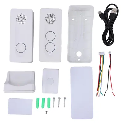 Produktbild von Drahtlose Türklingel mit Gegensprechanlage und Entriegelung per Knopfdruck für Zuhause, Wohnung, Klassenzimmer, Villa