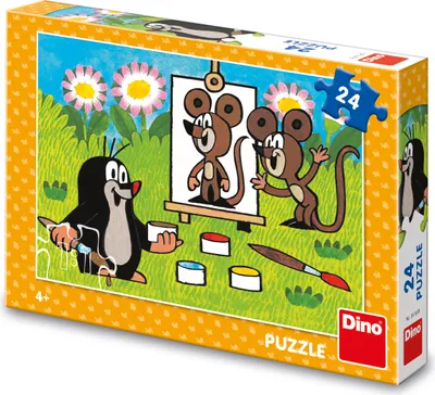 Zdjęcie produktu dla DINO Toys Puzzle 24 KRTEK MALÍŘEM