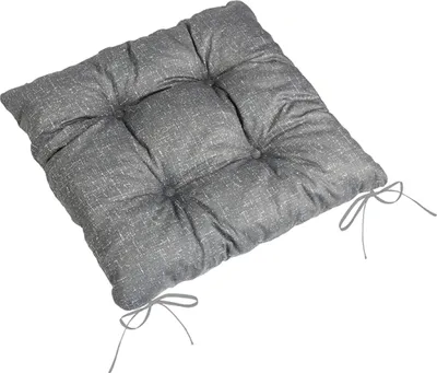Obrázek produktu pro Sedák LADA prošívaný - 40x40 cm - Šedá,Bílá