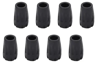 Productafbeelding van Wandelstok Tips 8-delige Rubber Beschermers - Trekkingstok Accessoires